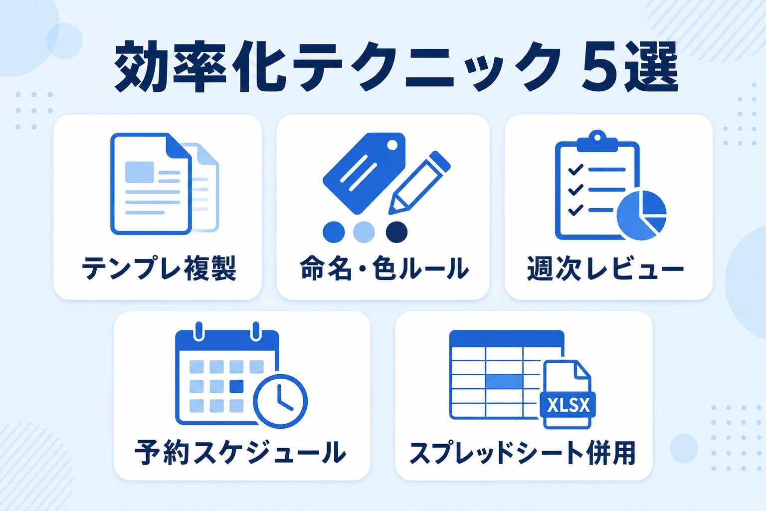 Googleカレンダーのプロジェクト管理を効率化する5つのテクニック