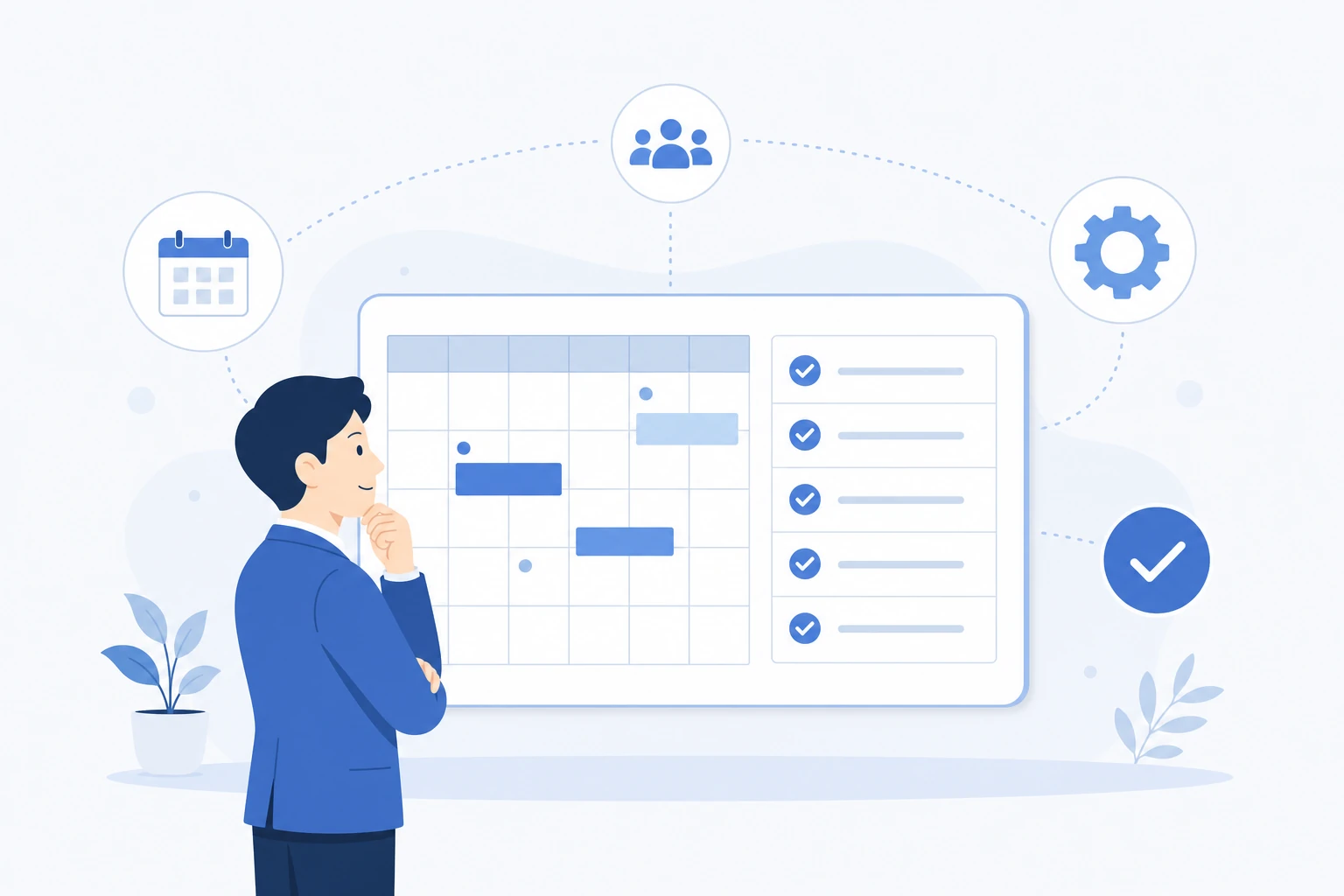 Outlookの予定表とTo Doを1画面でToDo管理するイメージ