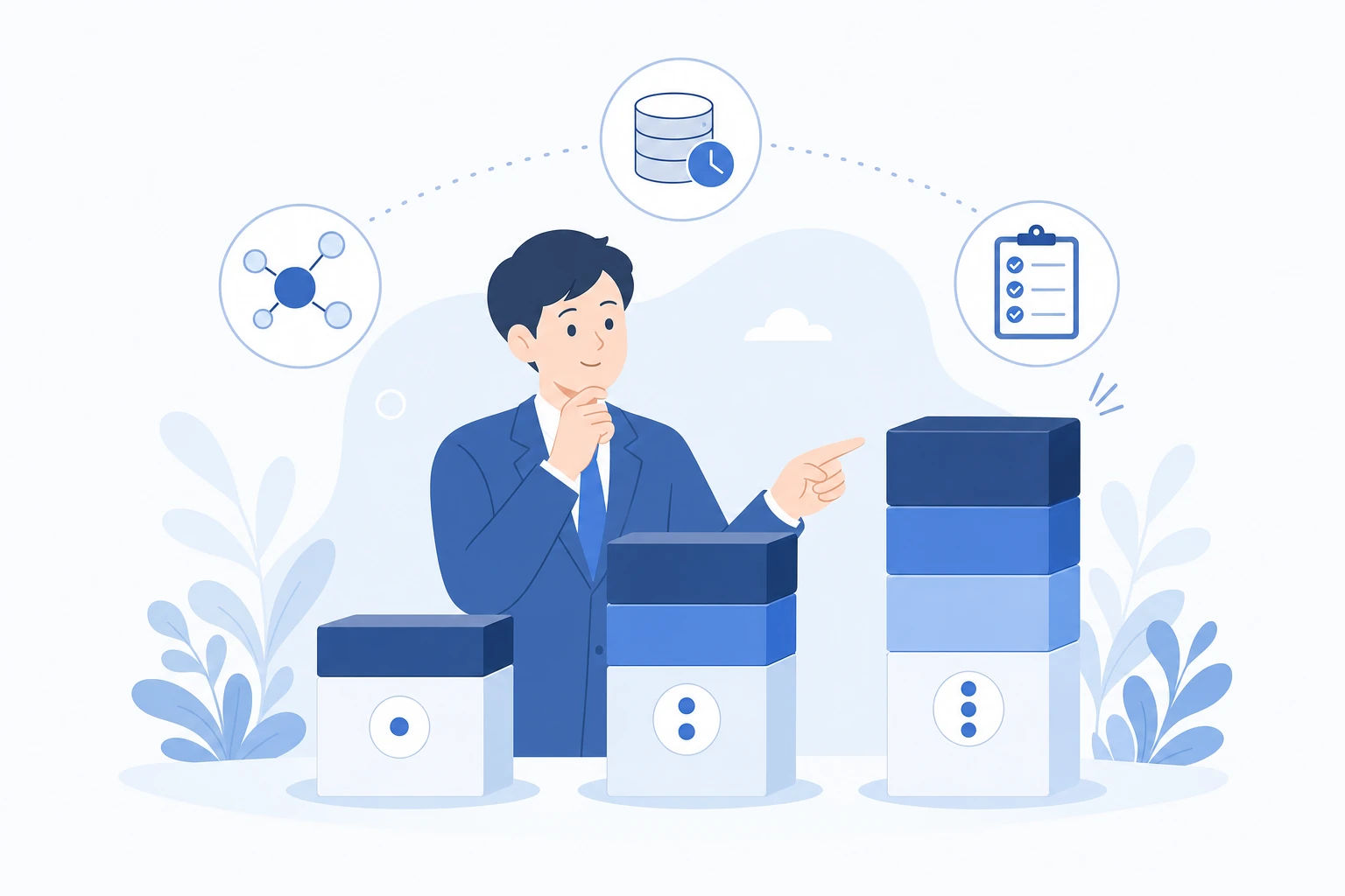 Slackの料金プランを比較して選ぶイメージ