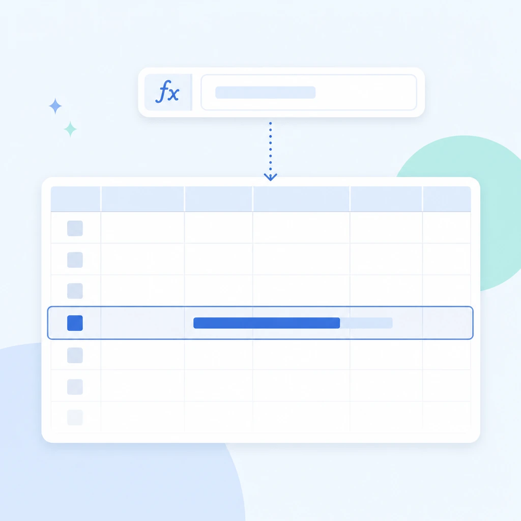 SPARKLINE関数でバーを描くのイメージ図