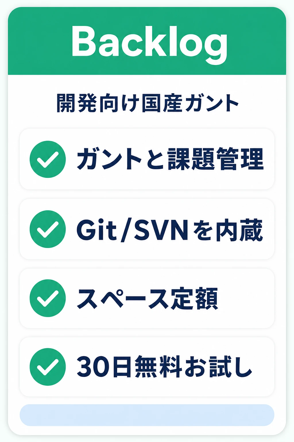 Backlogの特徴：開発・制作の工程をガントで管理したいチームに向くタスク管理ツール