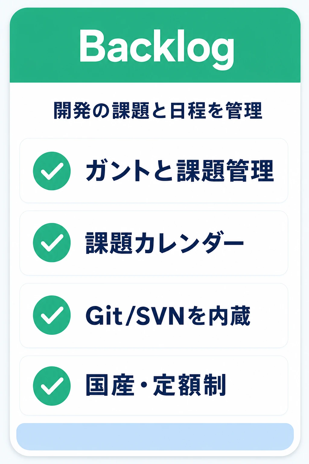 Backlogの特徴：開発・制作の課題と日程をまとめて管理したいチームに向くタスク管理ツール