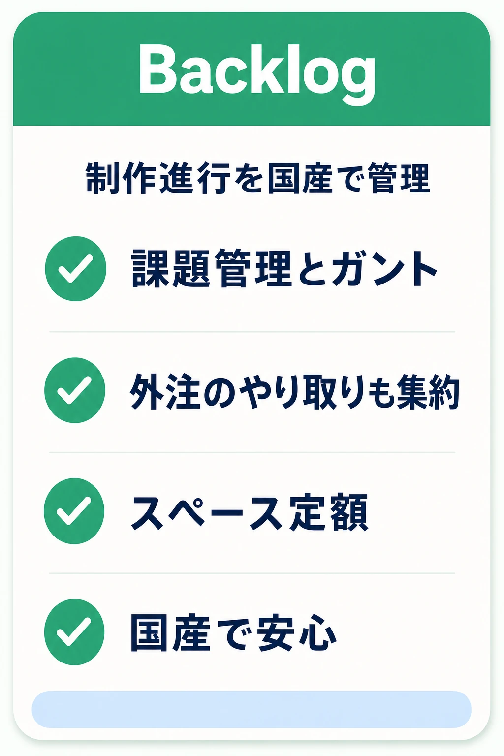 Backlogの特徴：制作進行と承認を国産ツールでかっちり管理したいチームに向くタスク管理ツール
